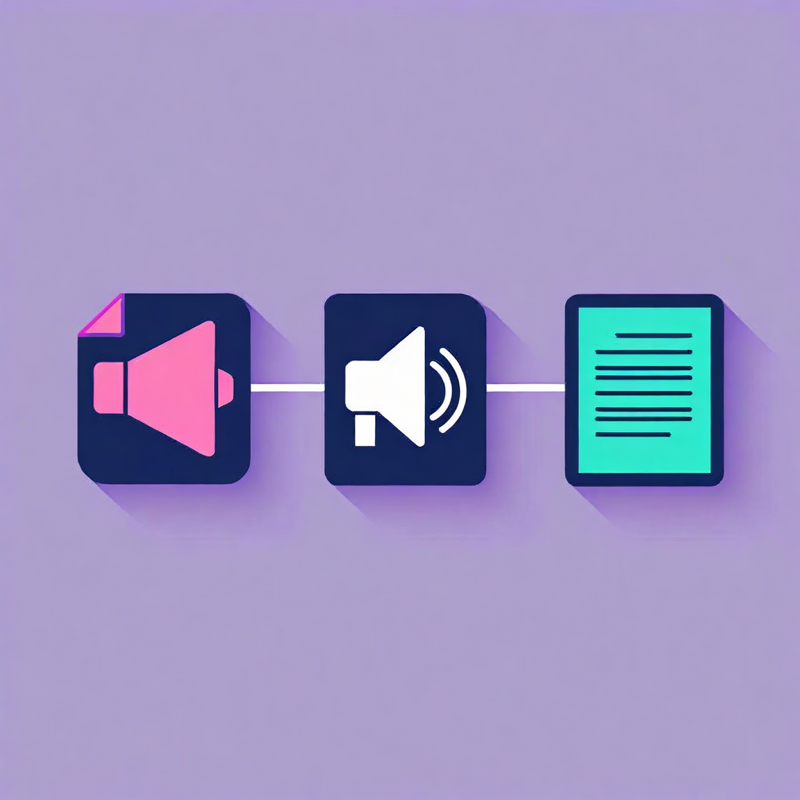 Text to speech online workflow: script to speech in steps