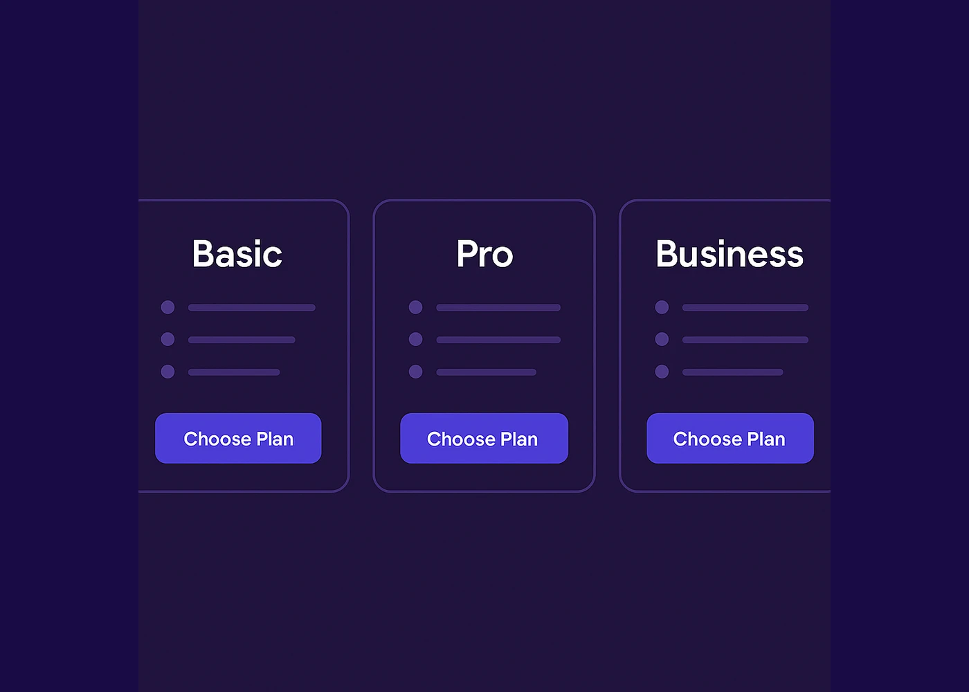VoiceOver Maker pricing plans dashboard